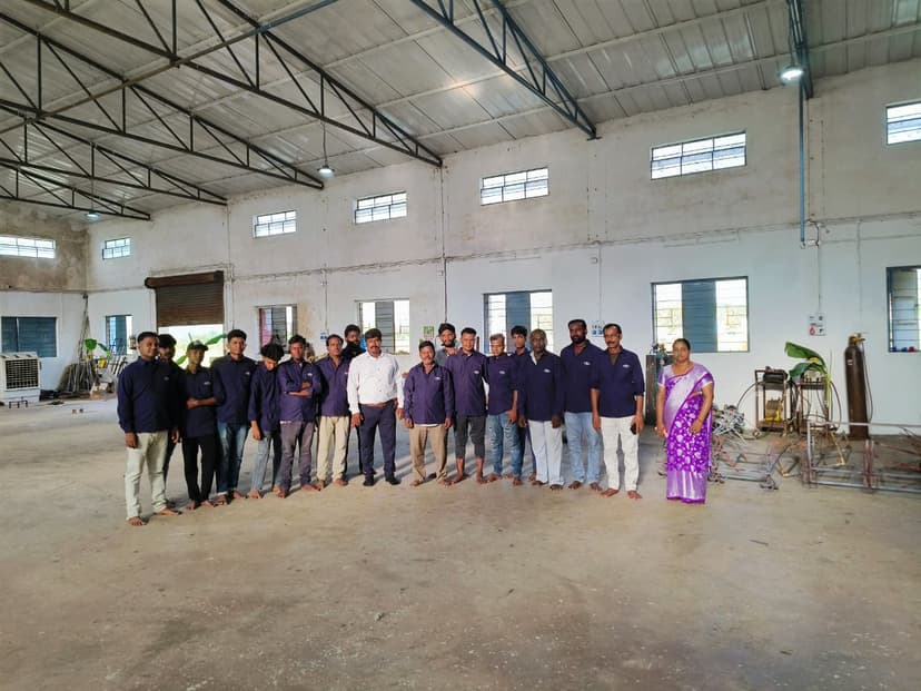 CEO and Founder with Team